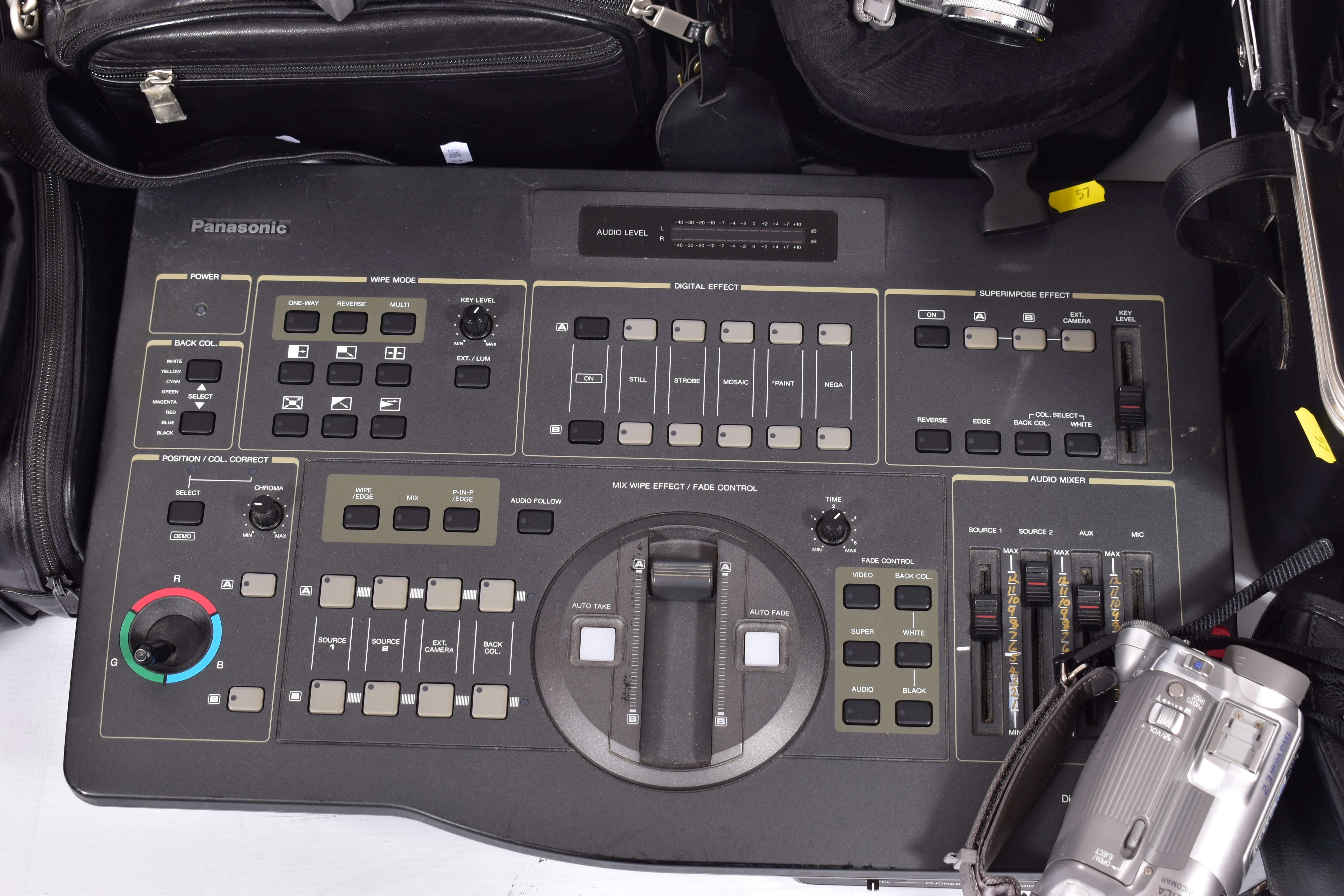 A COLLECTION OF PANASONIC AV EQUIPMENT including a WJ-AVE7 mixer, a NV-MS95B, a NV-DS38, two NV- - Image 7 of 8