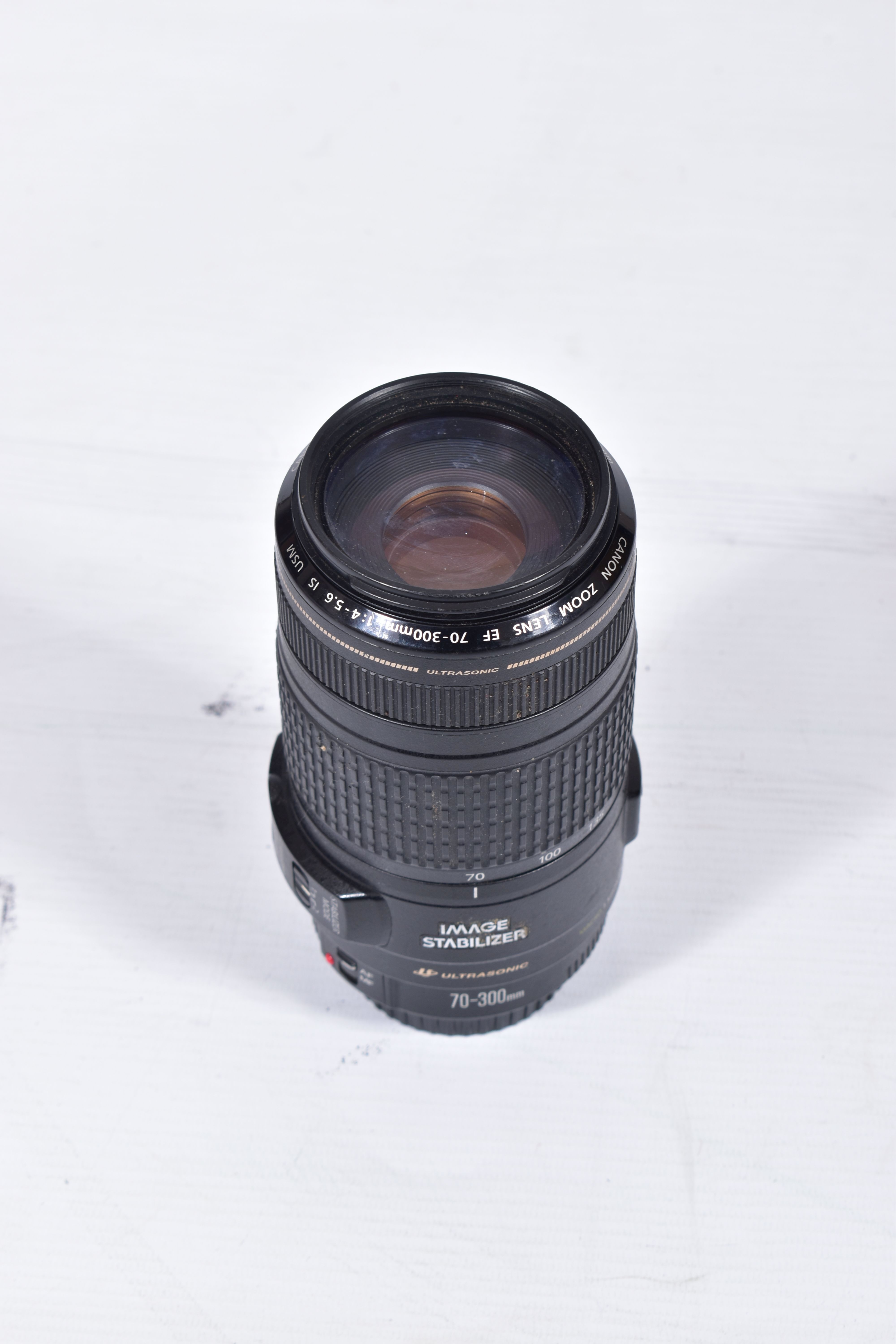 FOUR CANON AND CANON FIT ZOOM LENSES comprising of a Canon 70-300 f4 EF IS USM lens, a Sigma 70- - Image 4 of 10