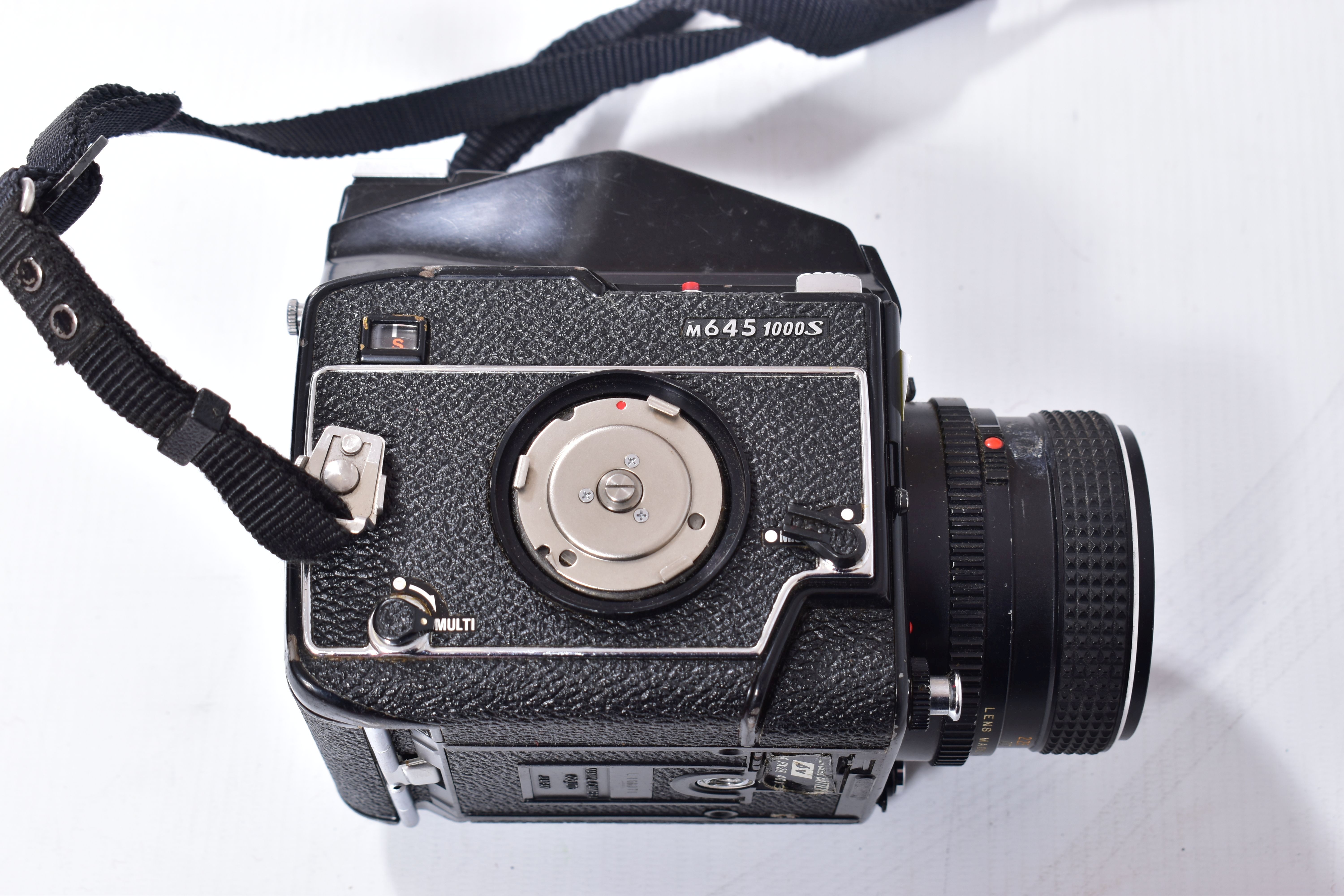 A MAMIYA M645 1000S MEDIUM FORMAT CAMERA fitted with a Sekor C 80mm f2.8 lens ( missing winding - Image 8 of 8