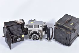 AN ADAMS AND CO MINEX REFLEX DELUXE FILM CAMERA ideal for restoration( no lens or lens carrier), a