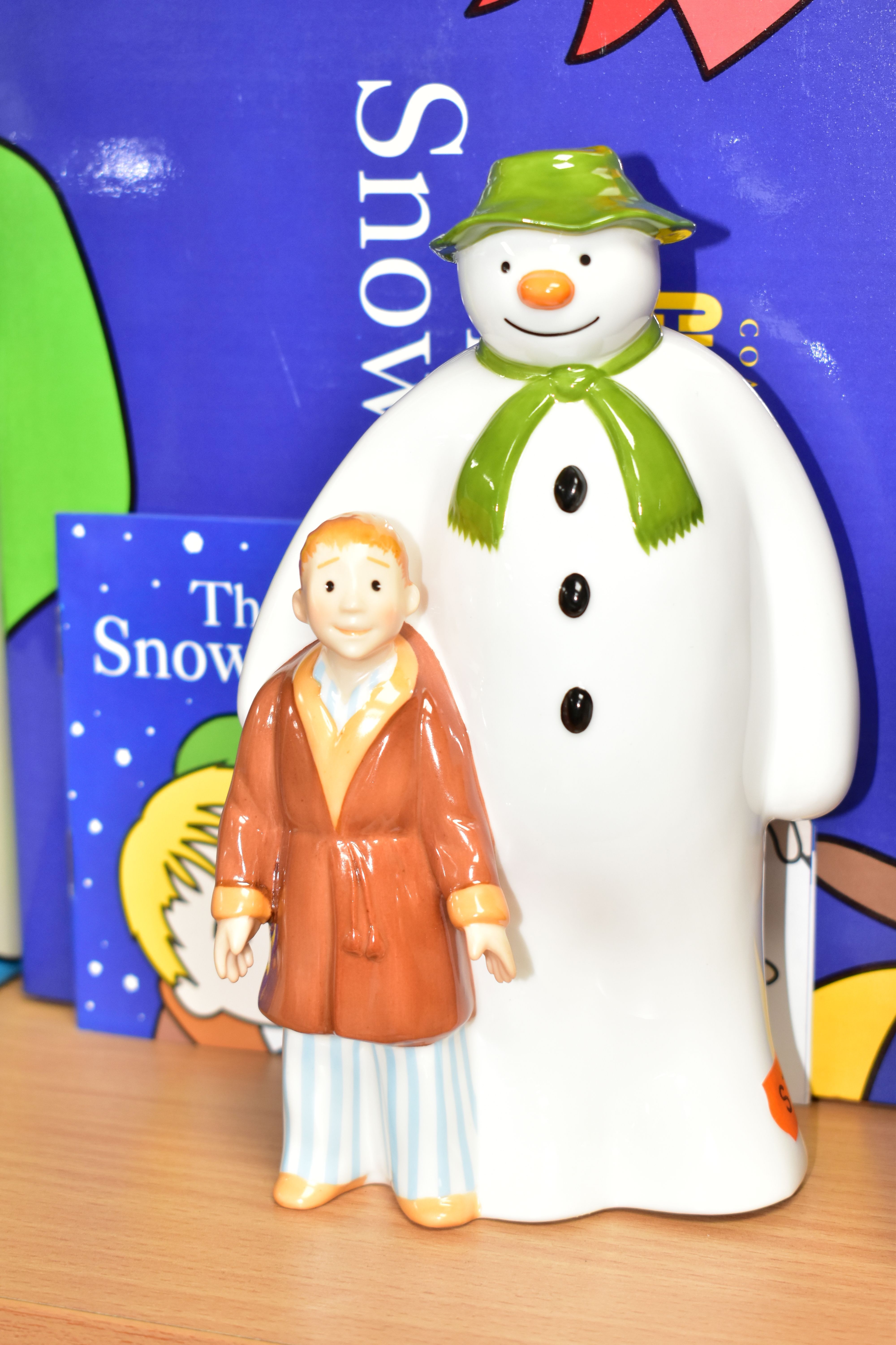 FOUR BOXED COALPORT THE SNOWMAN CHARACTER FIGURES, comprising The Greeting, Let's See If There's One - Image 3 of 4