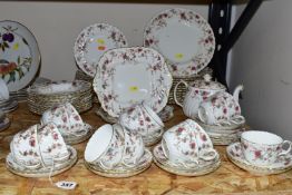 A MINTON 'ANCESTRAL' (S376) PATTERN PART DINNER SERVICE, comprising fourteen dinner plates, ten