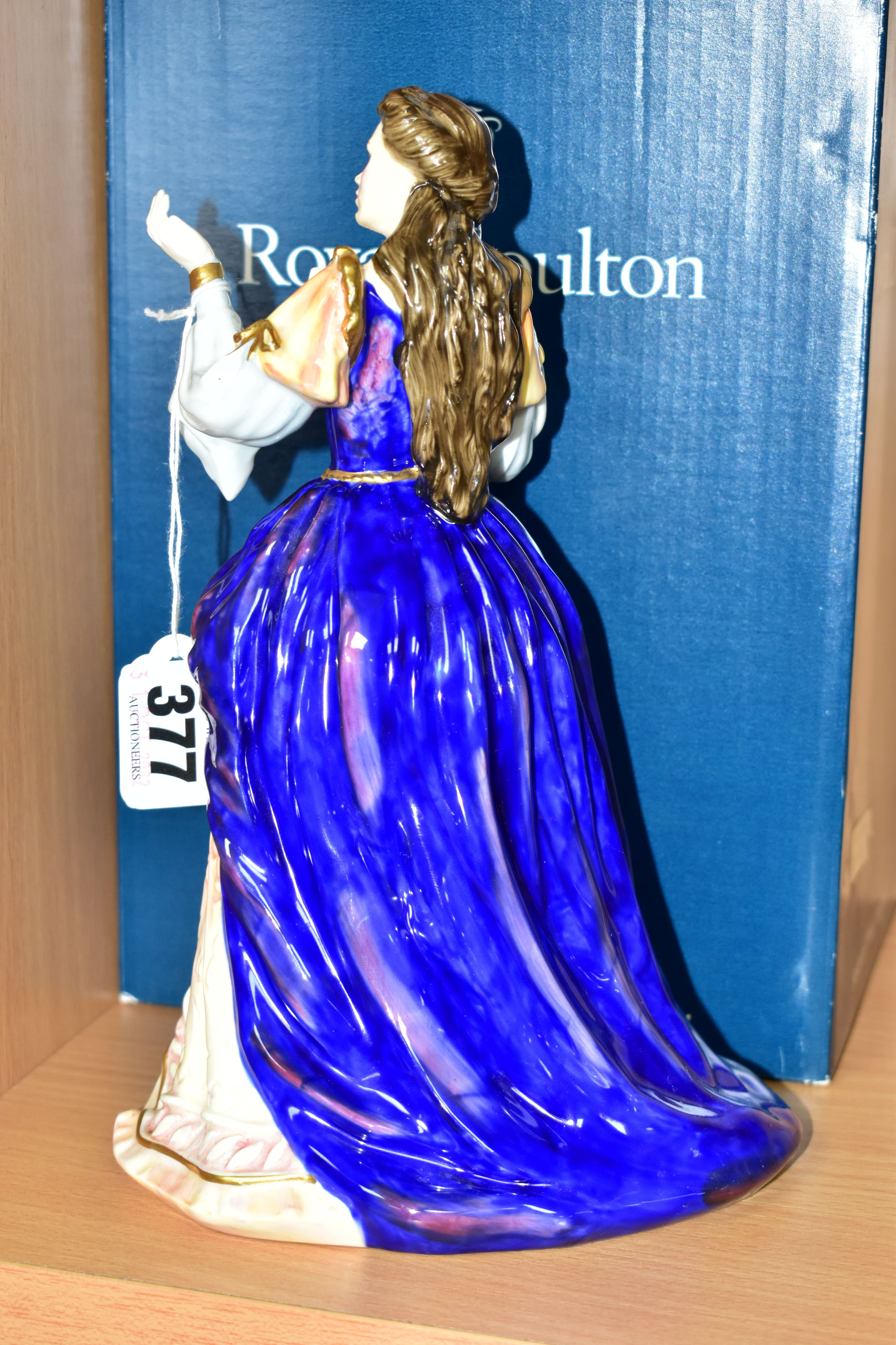 A ROYAL DOULTON LIMITED EDITION FIGURE 'SHAKESPEARE LADIES DESDEMONA' HN3676, no.1212/5000, together - Image 3 of 3