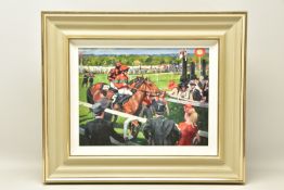 SHERREE VALENTINE DAINES (BRITISH 1959) 'ASCOT RACE DAY III', a signed limited edition print