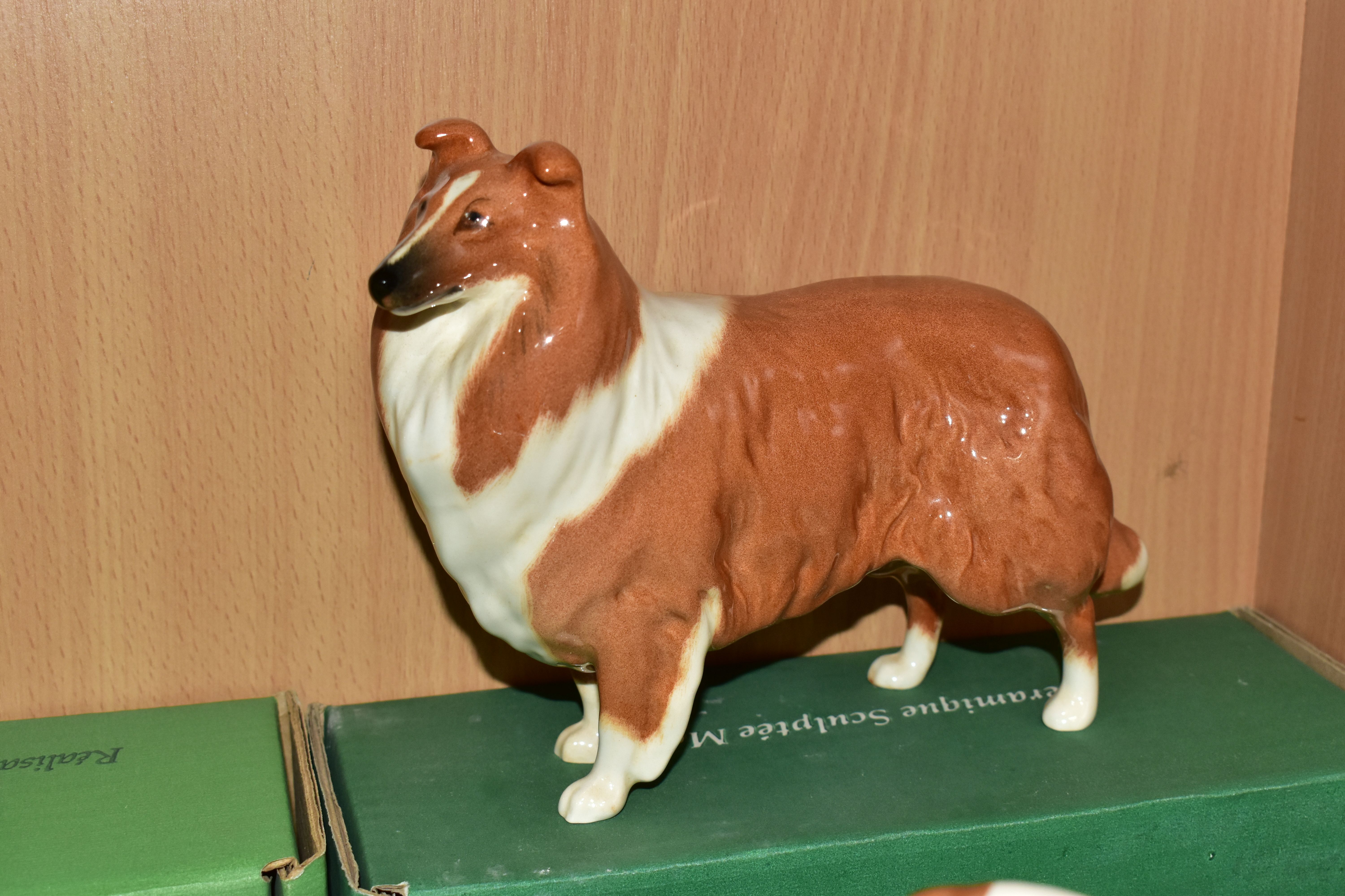NINE BOXED BESWICK DOG FIGURES, comprising a white gloss Bull Terrier 'Romany Rhinestone' - Large - Image 3 of 10