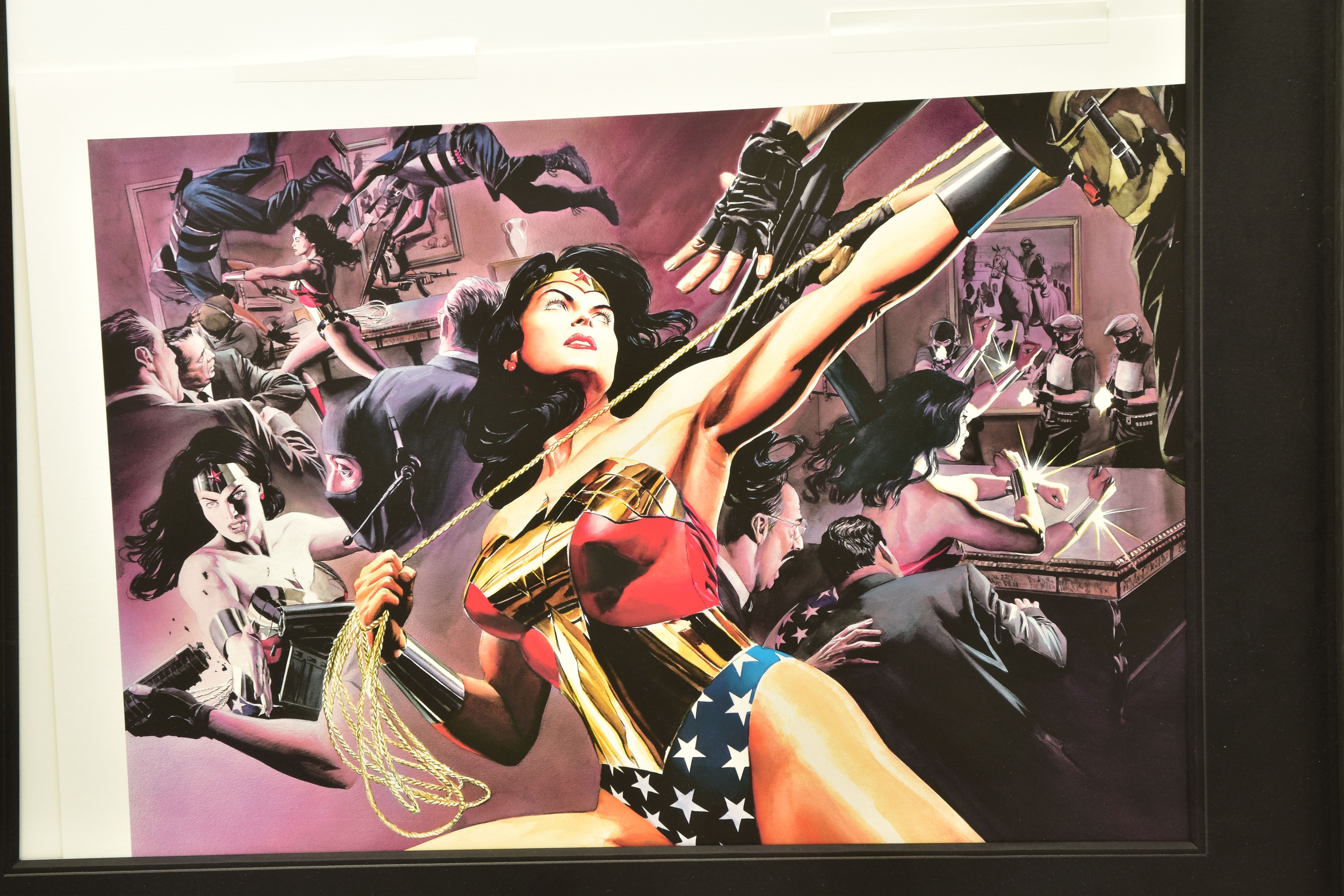 ALEX ROSS FOR DC COMICS (AMERICAN CONTEMPORARY) 'WONDER WOMAN: DEFENDER OF TRUTH', a signed - Image 2 of 6