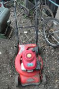 A ROVER POWER CUT 560 SELF PROPELLED PETROL LAWN MOWER with a Honda GCV160 5.5hp engine (engine