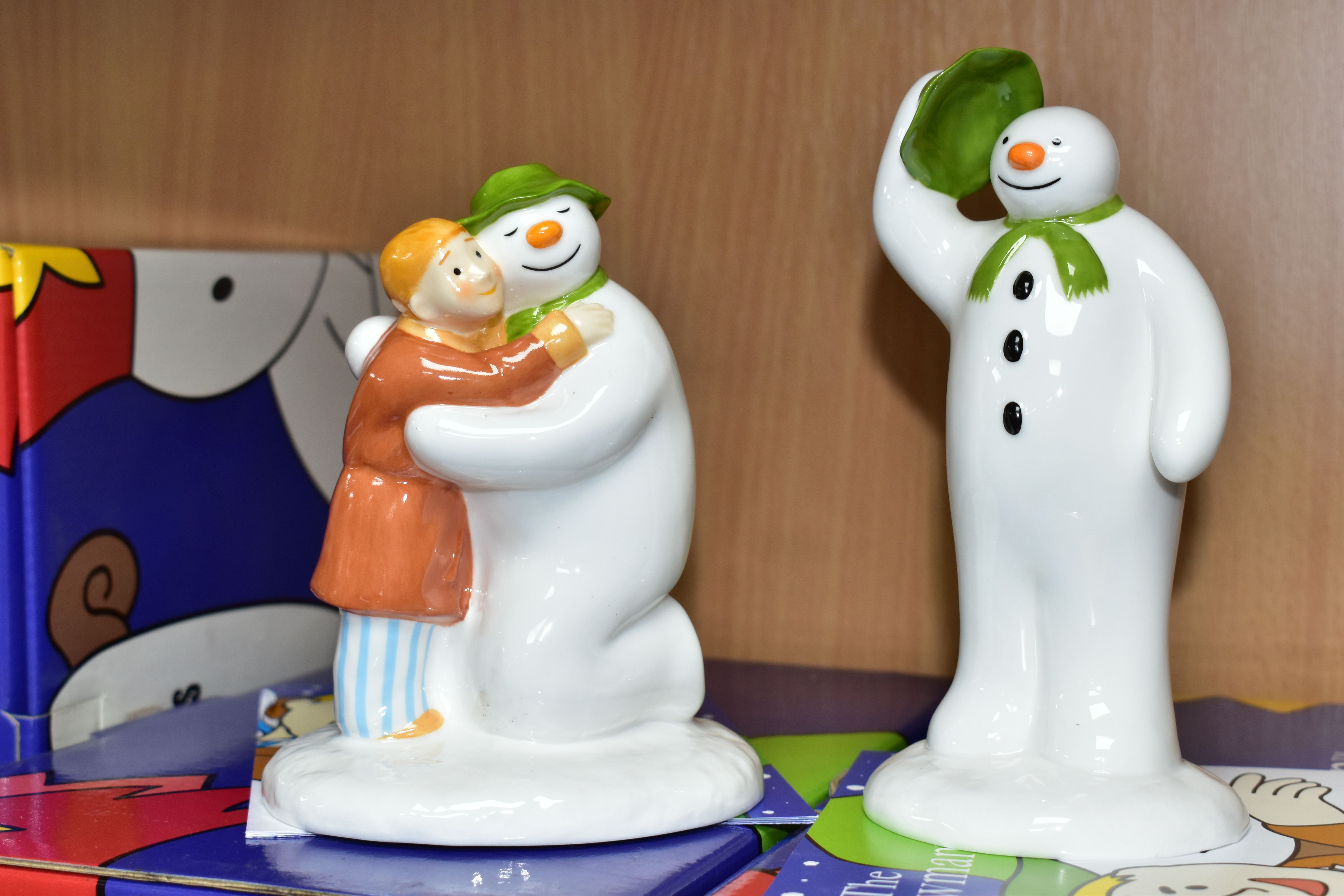 FOUR BOXED COALPORT THE SNOWMAN CHARACTER FIGURES, comprising The Greeting, Let's See If There's One - Image 2 of 4