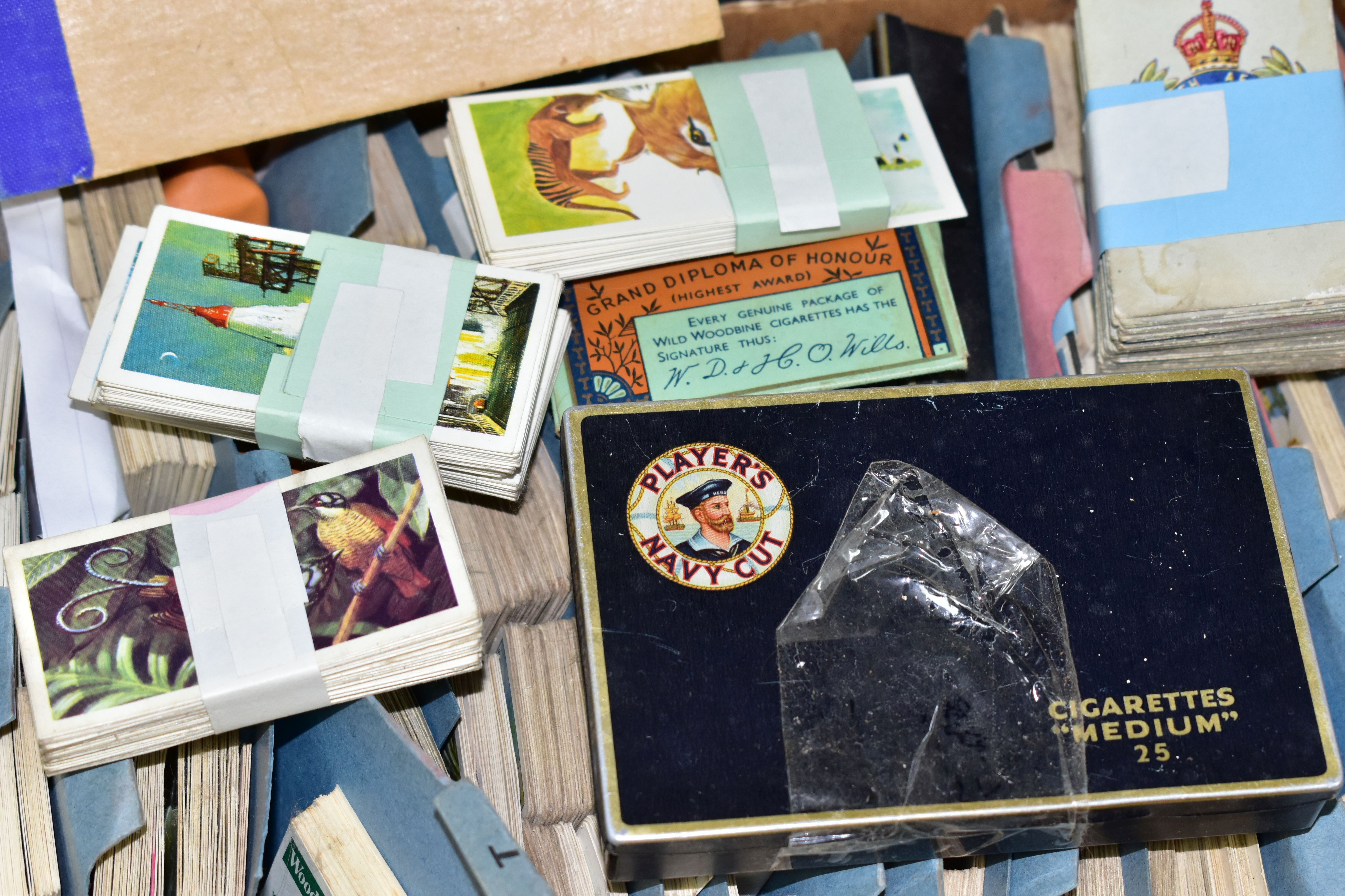 CIGARETTE CARDS & COINS, a small case containing several hundred cigarette cards, a mixture of - Image 3 of 3