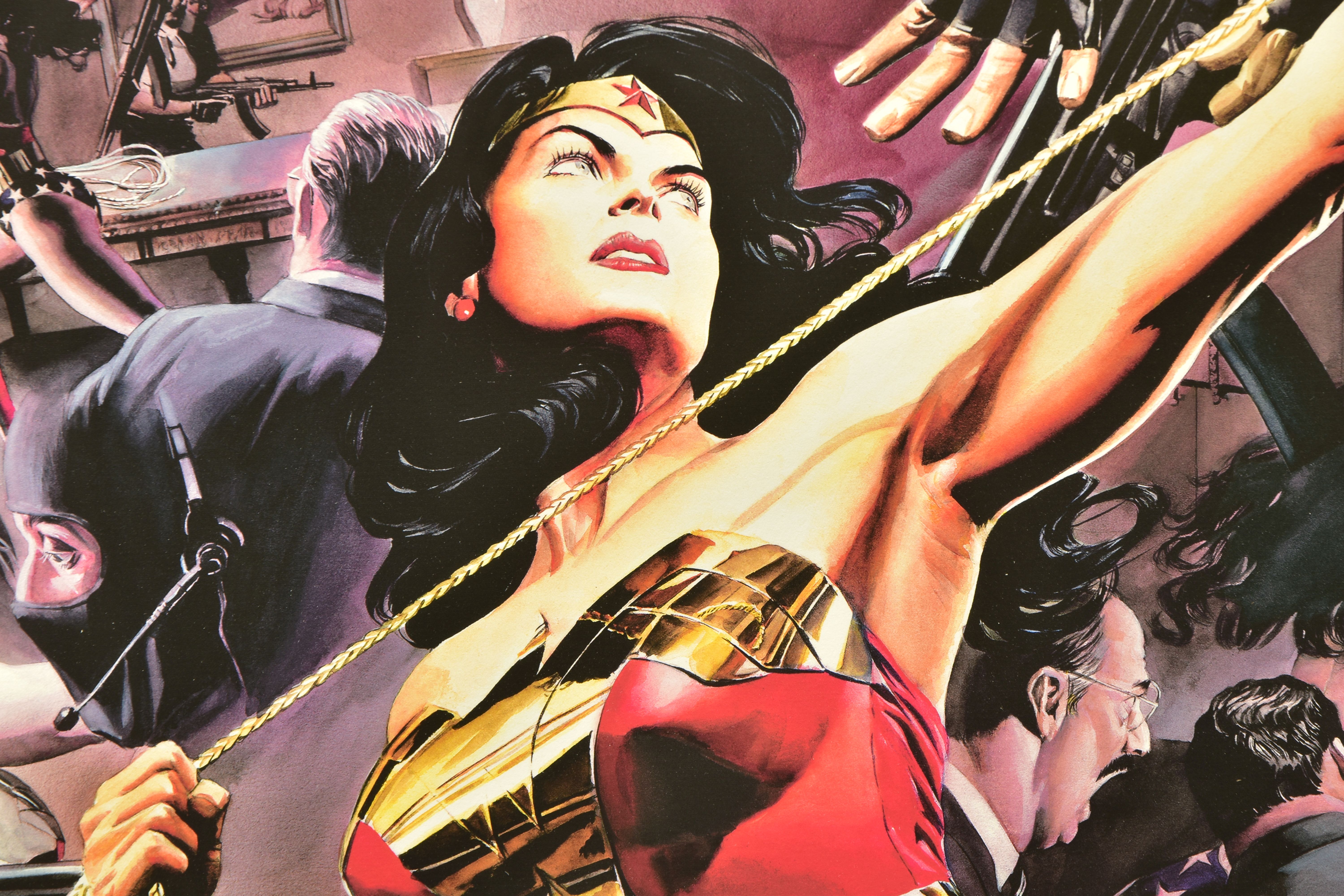 ALEX ROSS FOR DC COMICS (AMERICAN CONTEMPORARY) 'WONDER WOMAN: DEFENDER OF TRUTH', a signed - Image 3 of 6