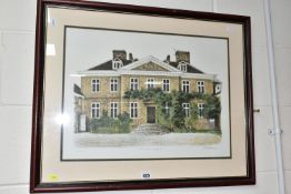 TWO LIMITED EDITION PRINTS BY DAVID GENTLEMAN, 'The Palace, Lichfield' pencil signed 143/150