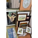 A COLLECTION OF LATE 20TH / EARLY 21ST CENTURY PAINTINGS AND PRINTS, to include C. D. Howells oil on