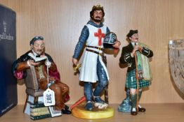 THREE ROYAL DOULTON MALE FIGURES, comprising 'The Professor' HN2281, 'The Laird' HN2361 and a