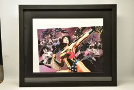 ALEX ROSS FOR DC COMICS (AMERICAN CONTEMPORARY) 'WONDER WOMAN: DEFENDER OF TRUTH', a signed