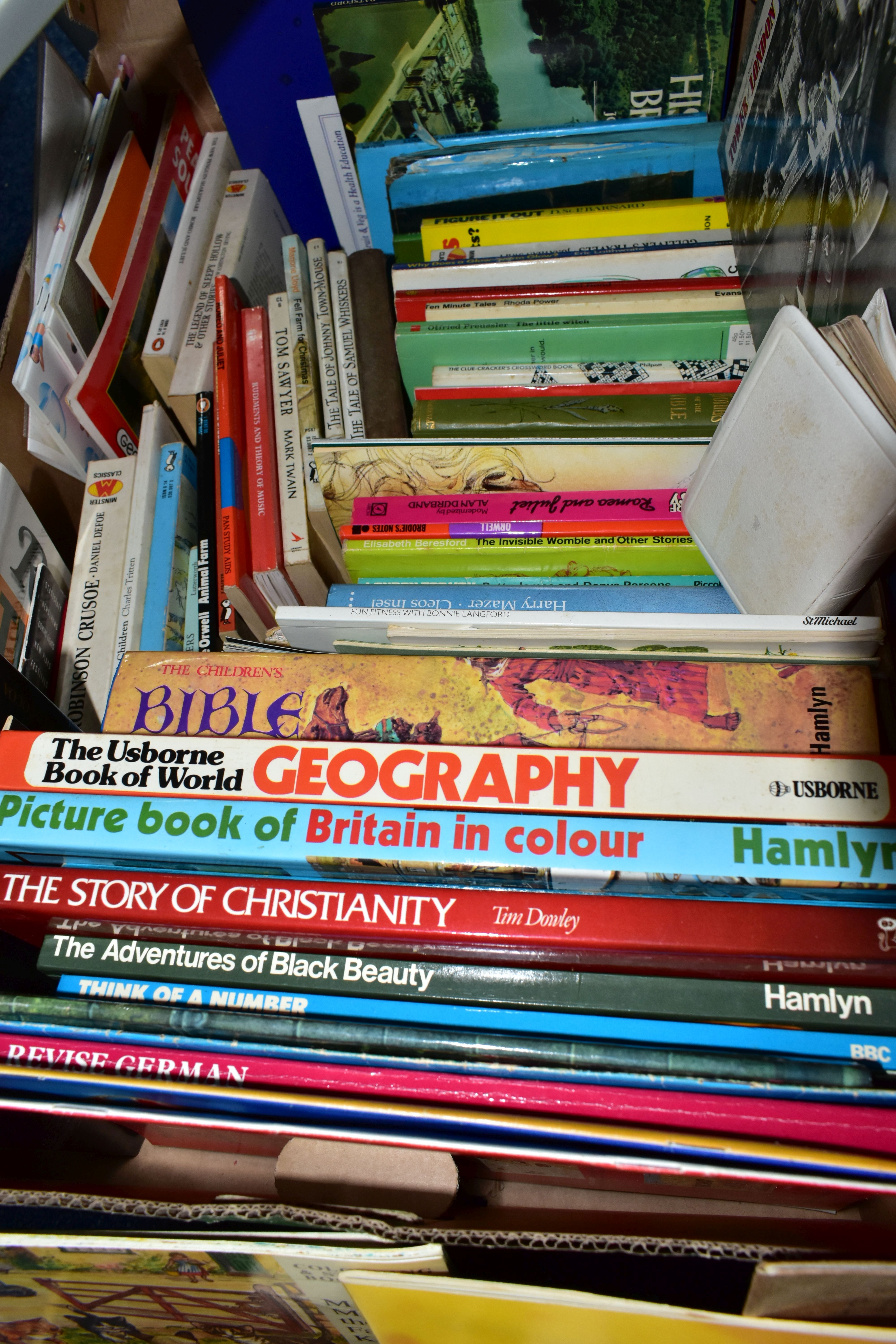 FOUR BOXES OF ASSORTED BOOKS, to include over sixty hardback and paperback books dating from 1960' - Image 3 of 7