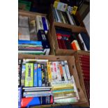 BOOKS, five boxes containing approximately ninety miscellaneous titles, subjects include