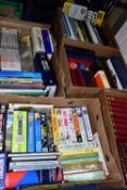 BOOKS, five boxes containing approximately ninety miscellaneous titles, subjects include