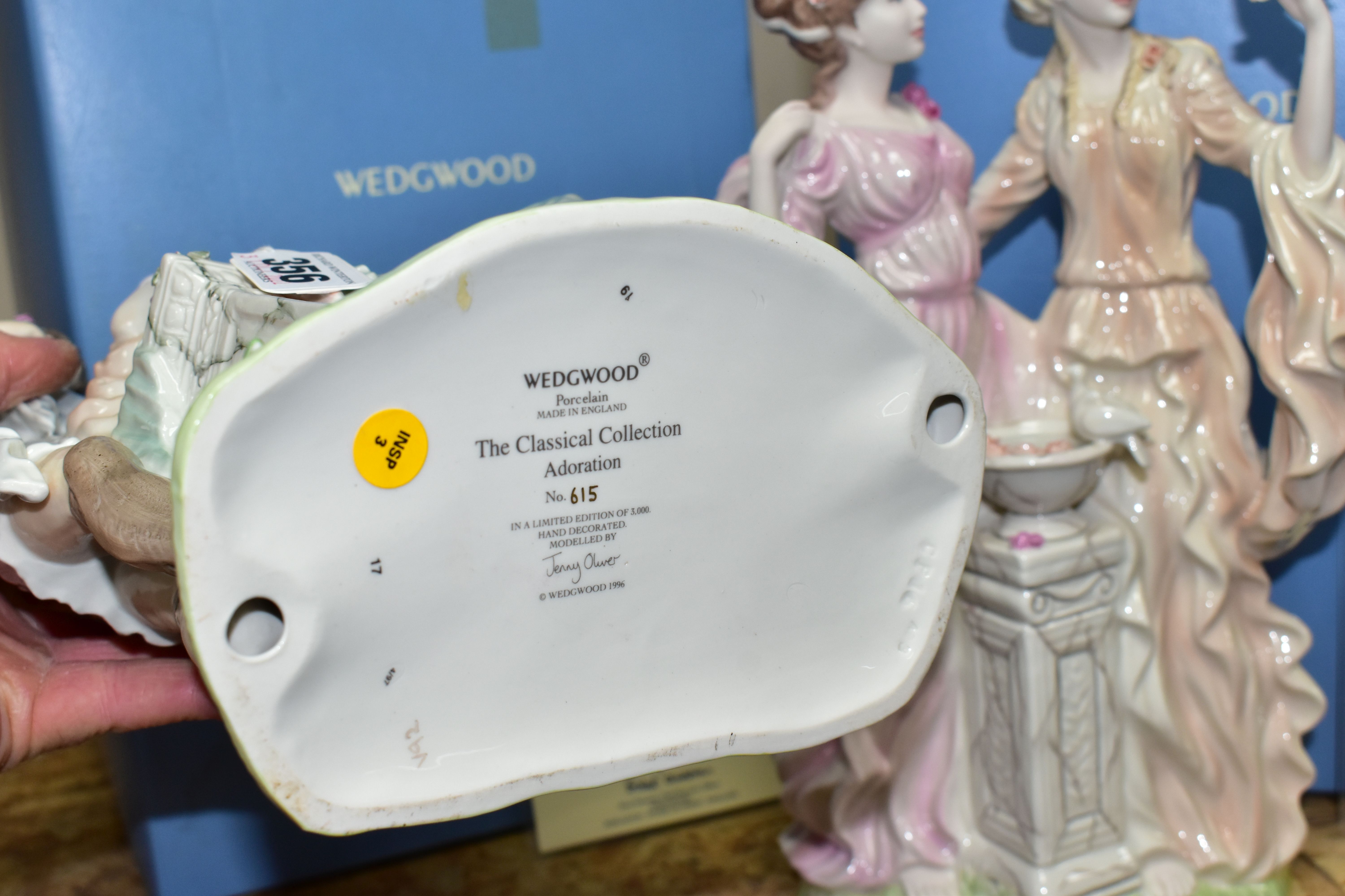 TWO BOXED WEDGWOOD BONE CHINA LIMITED EDITION FIGURE GROUPS FROM THE CLASSICAL COLLECTION, ' - Image 4 of 4