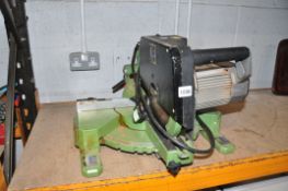 A ELEKTRA BECKUM KGS300 SLIDING MITRE SAW with blade (PAT pass and working)