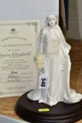 A BOXED COALPORT LIMITED EDITION FIGURINE 'QUEEN ELIZABETH - THE QUEEN MOTHER, from an edition of