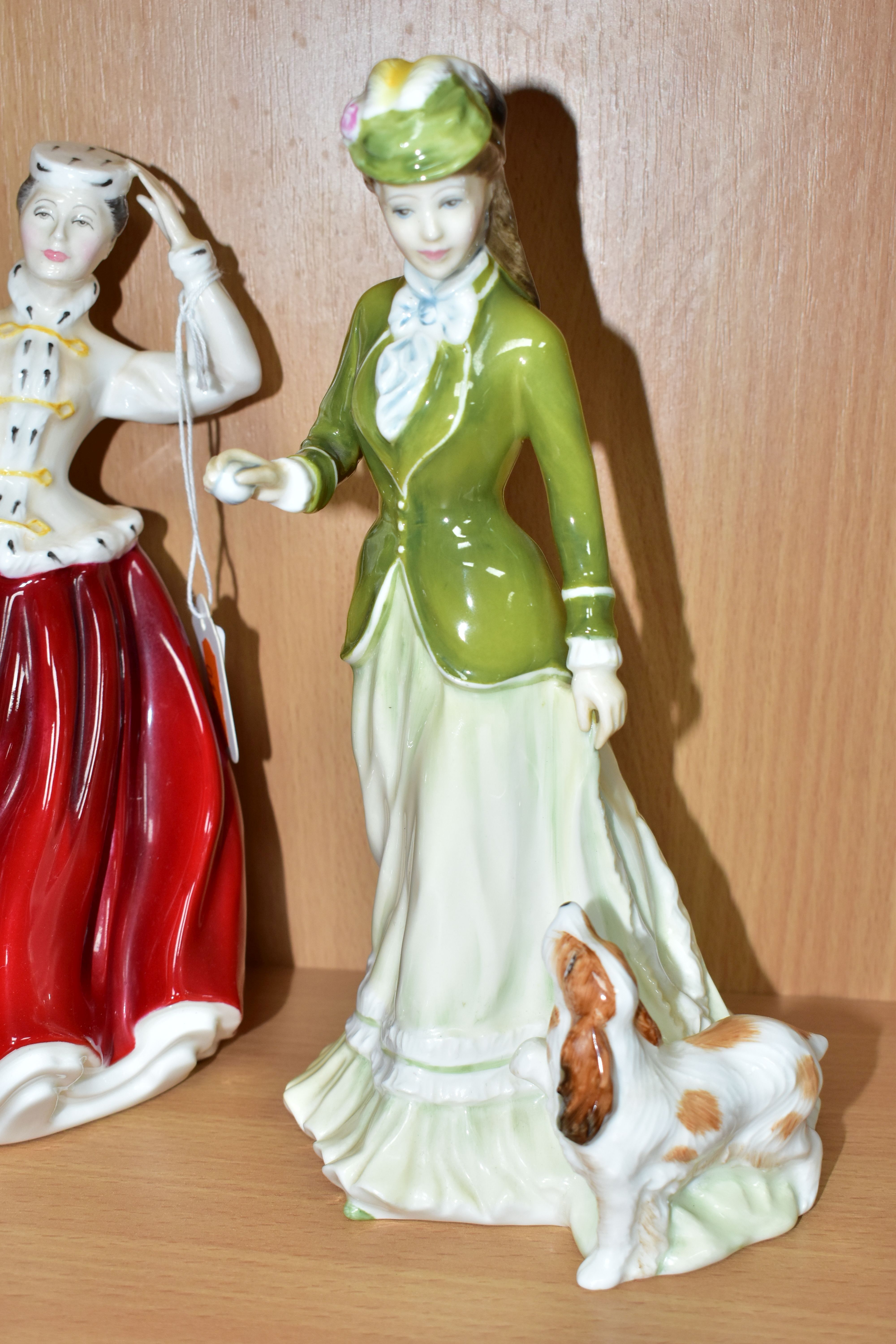 SIX ROYAL DOULTON LADY FIGURES, comprising 'Teresa' HN1682 (extensive stained cracks to the - Image 3 of 6