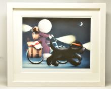 DOUG HYDE (BRITISH 1972) 'SUNDAY RIDERS', a signed limited edition print, depicting a figure on a