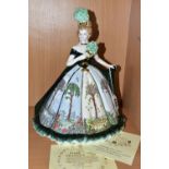 A BOXED COALPORT FOUR SEASONS FIGURINE, from the Millennium Ball series, limited edition numbered