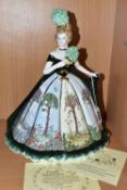 A BOXED COALPORT FOUR SEASONS FIGURINE, from the Millennium Ball series, limited edition numbered