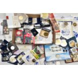 A LARGE AMOUNT OF COINS AND COMMEMORATIVES, to include The Royal Mint, Australian Mint,