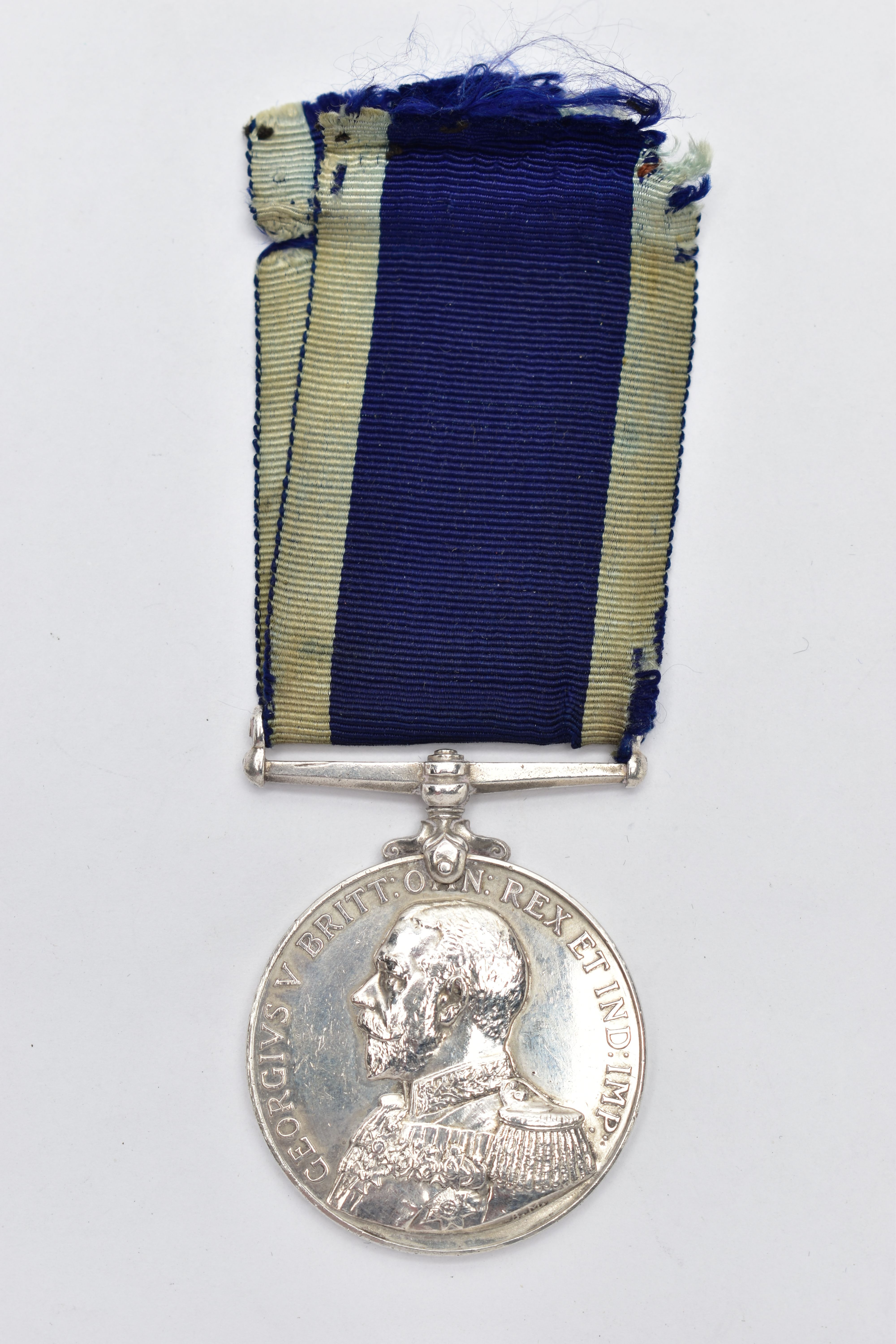 A WWI GEORVE V LONG SERVICE MEDAL, awarded to F.E. Beames A.B. H.M.S Severn, approximate gross