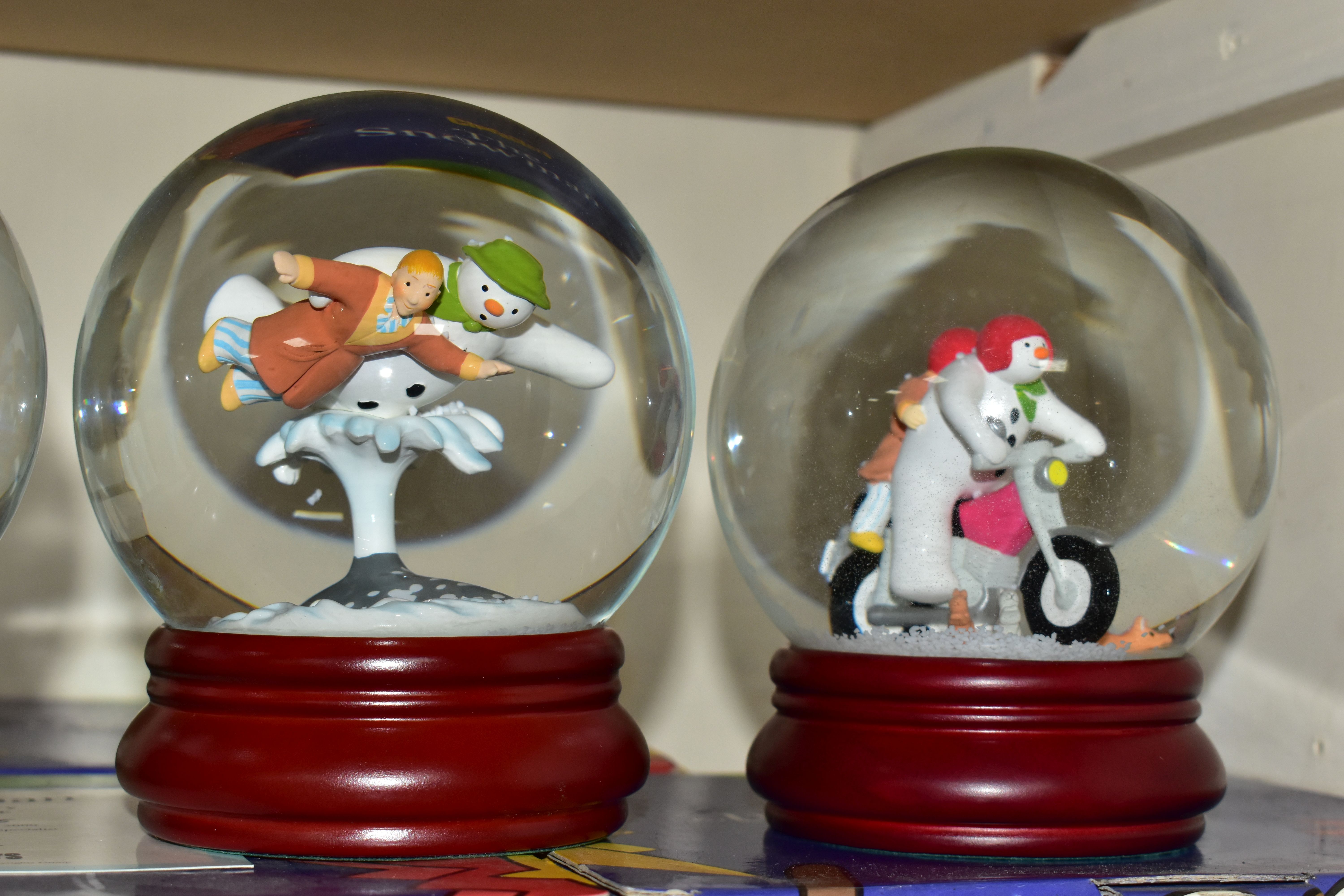 THREE BOXED COALPORT 'THE SNOWMAN' SNOW GLOBES, comprising a limited edition 'At The Party' 325/2000 - Image 2 of 3