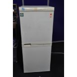 A LEC T350WS FRIDGE FREEZER measuring width 53cm x depth 62cm x height 124cm (PAT pass and working)