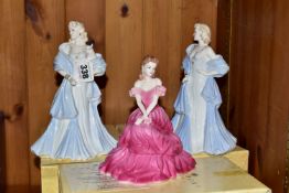 THREE BOXED COALPORT 'THE COLLINGWOOD COLLECTION' FIGURINES, comprising two Catherine figurines, and