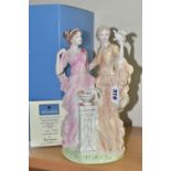 A BOXED WEDGWOOD 'PEACE AND FRIENDSHIP' FIGURE GROUP, from The Classical Collection, with