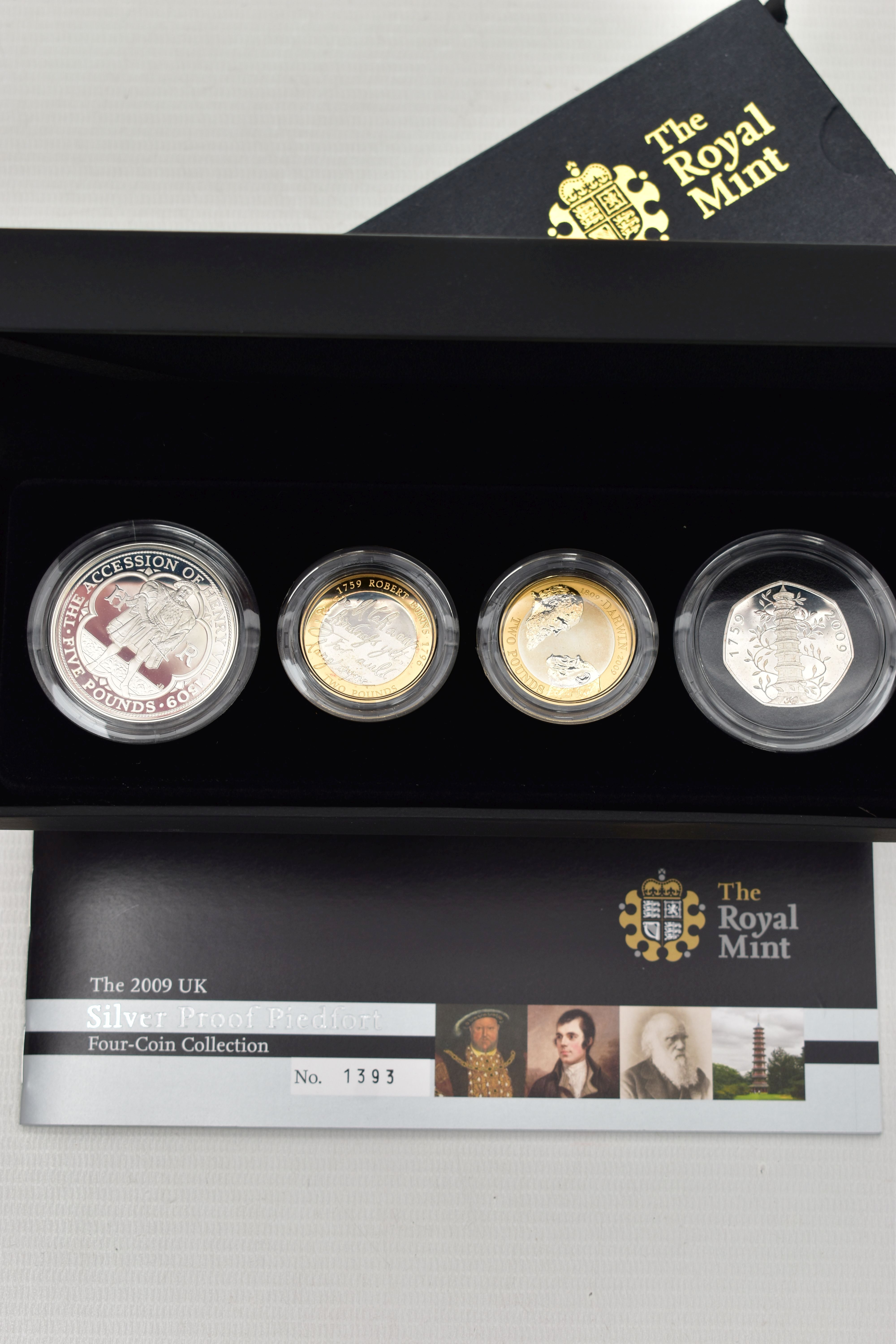 A GROUP OF ROYAL MINT SILVER PIEDFORT PROOF BOXED COINS, to include a Queen Mother silver proof