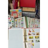 LARGE COLLECTION OF WORLDWIDE STAMPS, in 8 large binders both mint and used