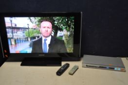 A SAMSUNG LE32A556P1F 32in TV with remote, along with a Pacific DVD1002MK2 (both PAT pass and