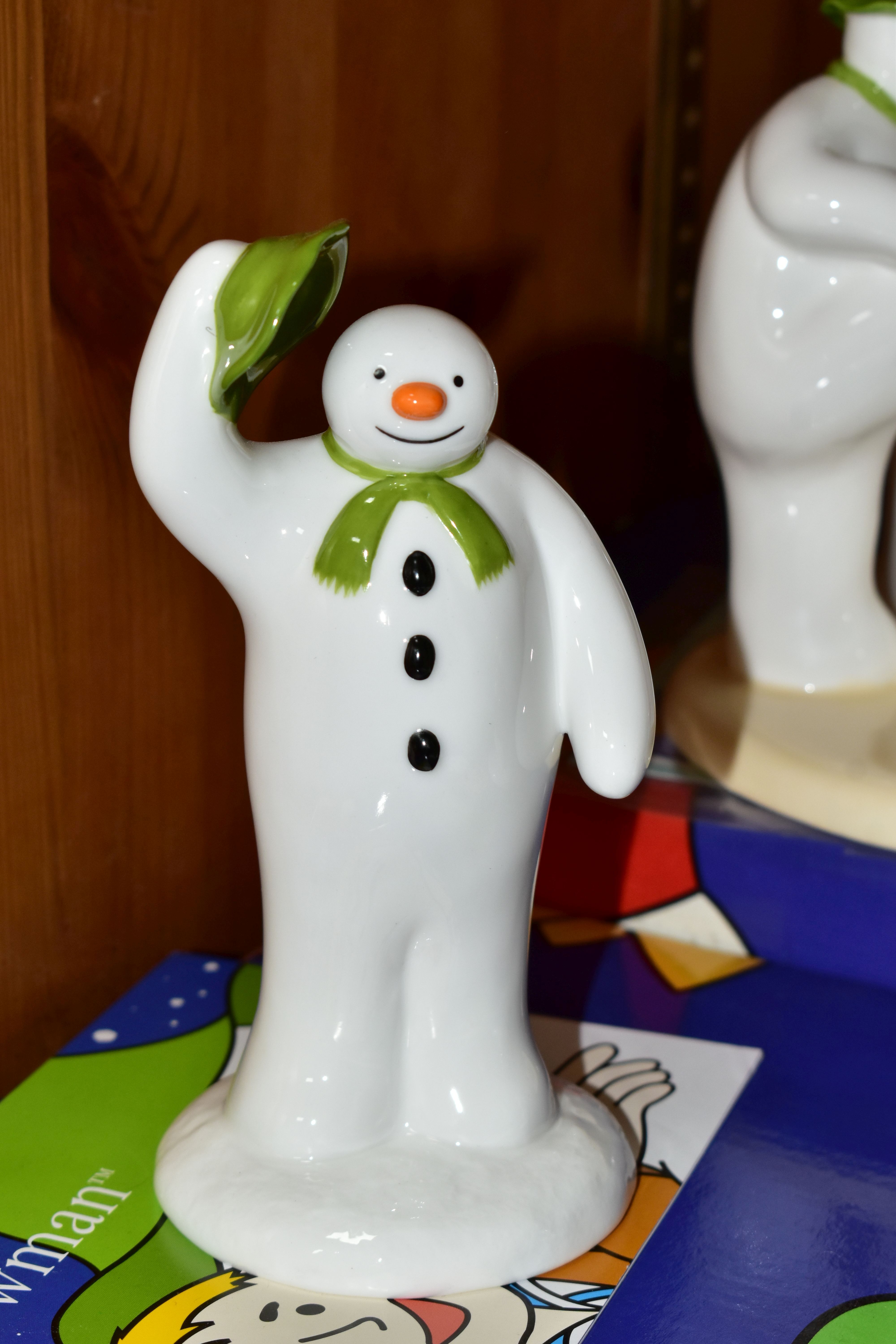 FOUR BOXED COALPORT THE SNOWMAN CHARACTER FIGURES, comprising limited edition Time to Cool Down, - Image 3 of 5