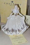 A BOXED COALPORT COLLECTOR SOCIETY FIGURINE 'CINDERELLA', 194/200 with certificate, CONDITION, no