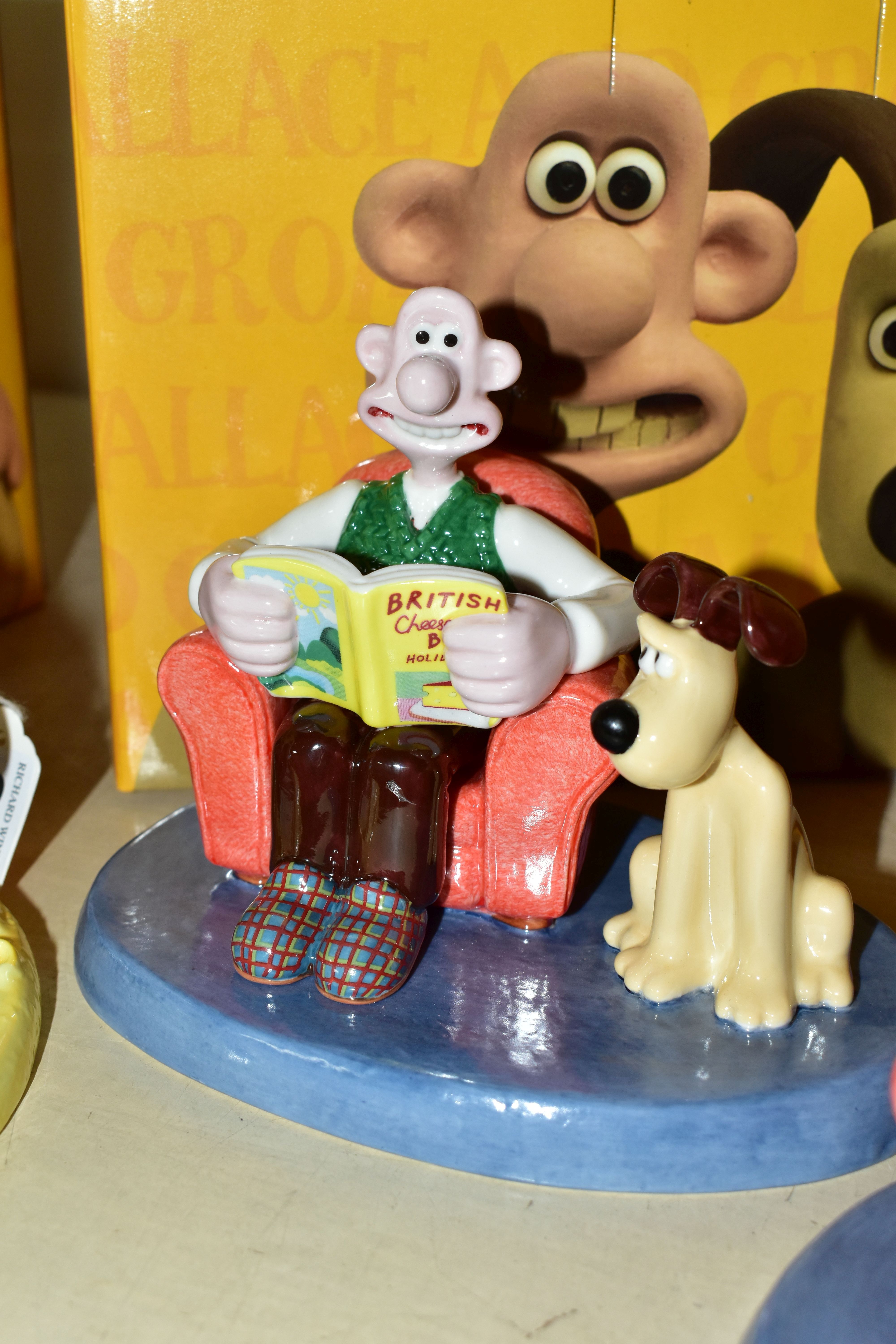 THREE BOXED COALPORT WALLACE AND GROMIT FIGURE GROUPS, comprising a limited edition 'Picnic on the - Image 3 of 5