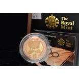 A ROYAL MINT GOLD PROOF 2008 HANDOVER TO BEIJING OLYMPIC GAMES TWO POUND COIN, .9177 red and