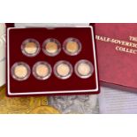 A ROYAL MINT 'THE HALF SOVEREIGN PORTRAIT COLLECTION', containing seven coins, Victoria Young