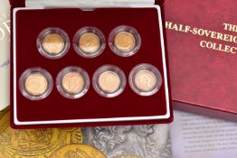 A ROYAL MINT 'THE HALF SOVEREIGN PORTRAIT COLLECTION', containing seven coins, Victoria Young