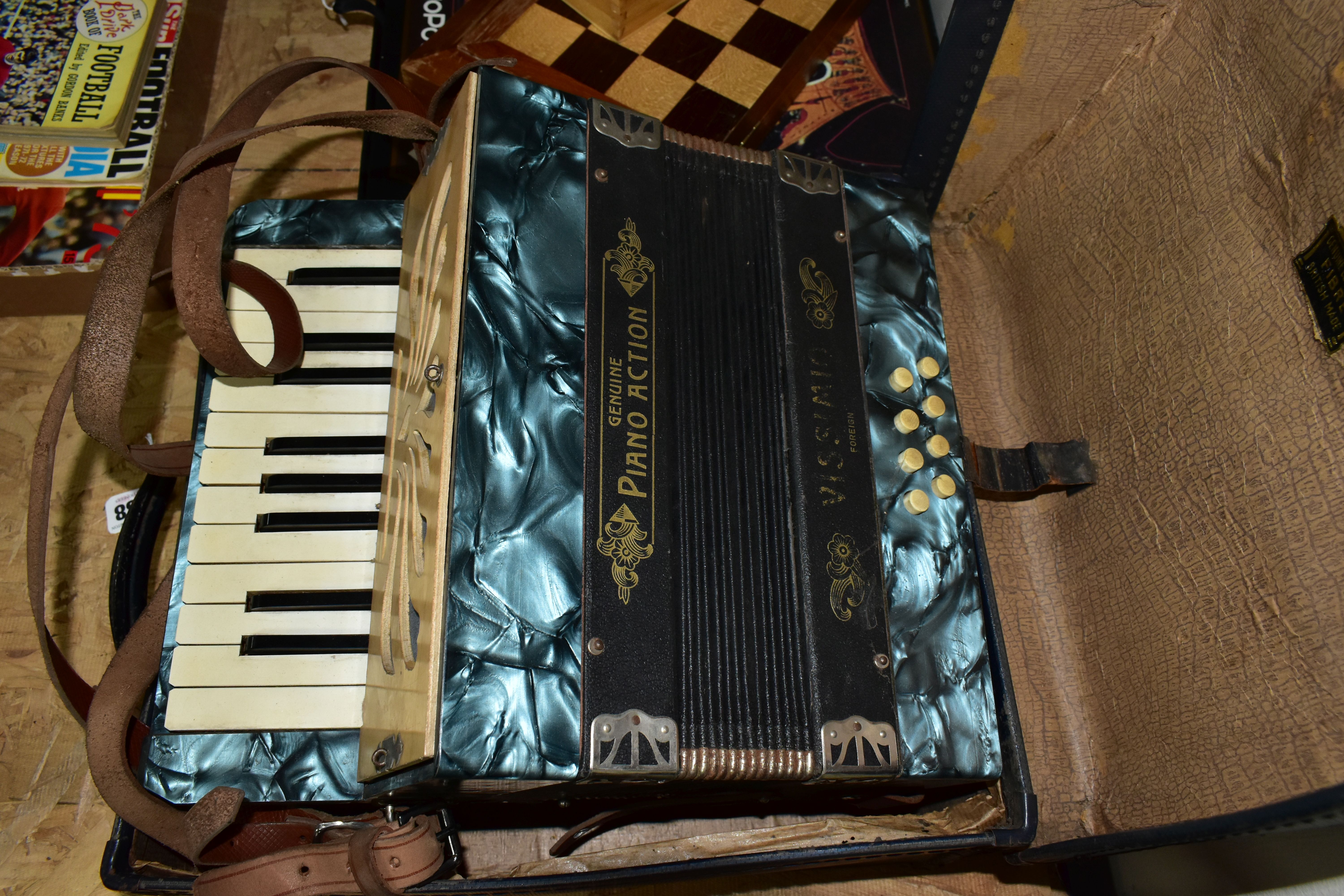 A VISSIMIO ACCORDION, with 'Piano Action' in original case (1) (Condition report: leather straps are - Image 2 of 3