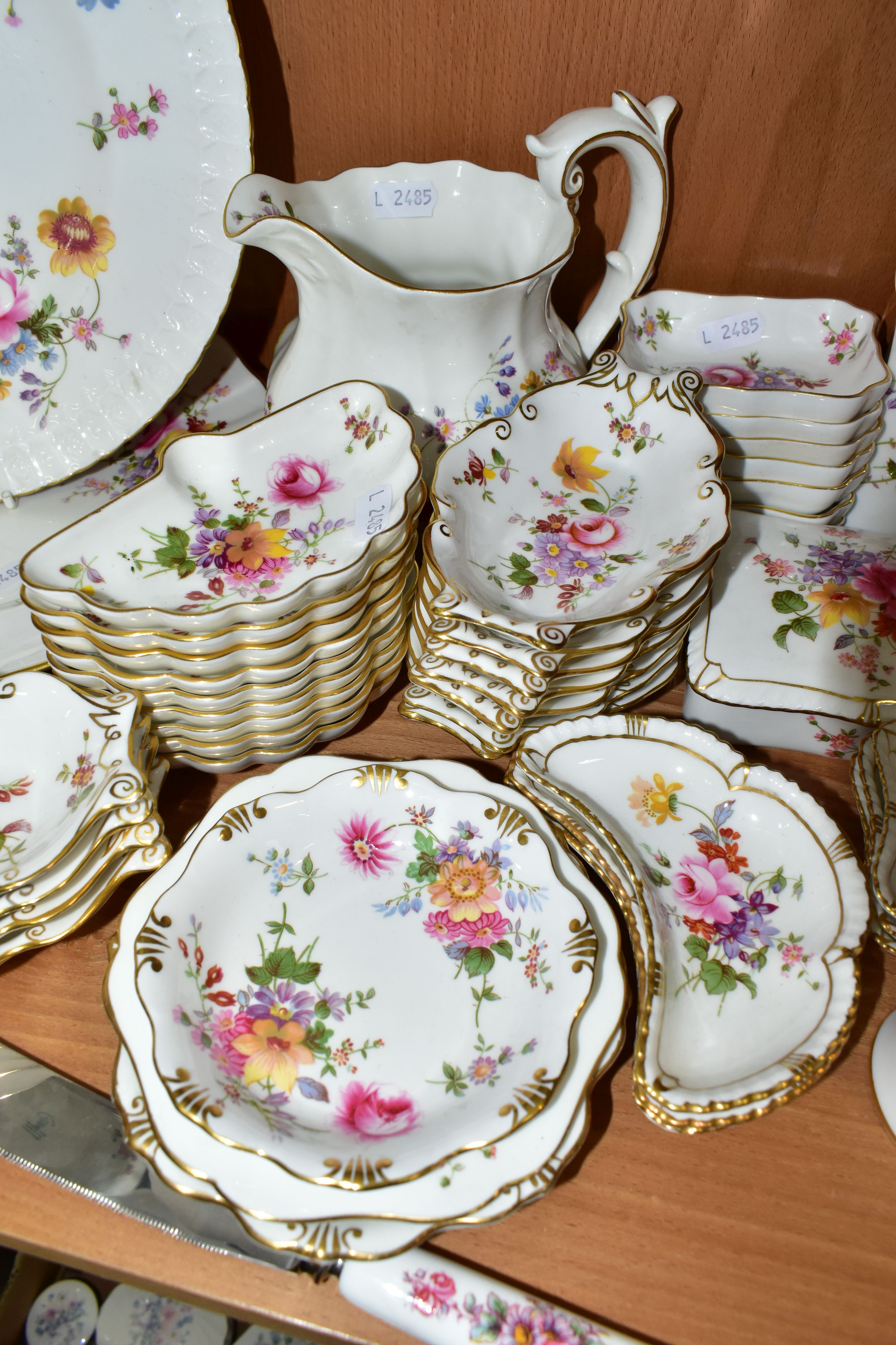 A QUANTITY OF ROYAL CROWN DERBY 'DERBY POSIES' PATTERN GIFT WARE, comprising jugs, preserve pots, - Image 14 of 18
