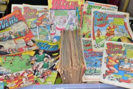 COMICS, a large collection of approximately 200 Roy of the Rovers comics from the 1980's (1 box)