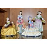 FOUR ROYAL DOULTON FIGURINES, comprising 'Alexandre' stamped and marked to base HN3286, height 21cm,