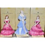 THREE BOXED COALPORT 'THE COLLINGWOOD COLLECTION' FIGURINES, each with certificate, produced
