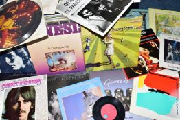 A COLLECTION OF OVER SEVENTY LPs AND 12in SINGLES by artists such as Genesis, Pink Floyd, Queen,