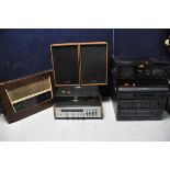 A SELECTION OF AUDIO EQUIPMENT to include a Vintage Waltham STM20 (UNTESTED), Hitachi MD-02 hi-fi